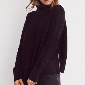 Vetta capsule cropped mock neck sweater